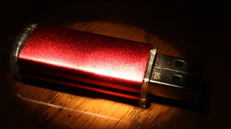 Red Thumb Drive